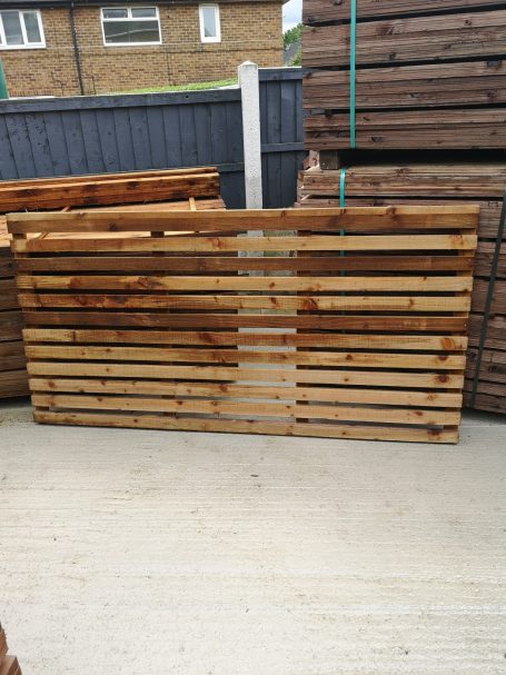 Venetian Slat Style Fence Panel